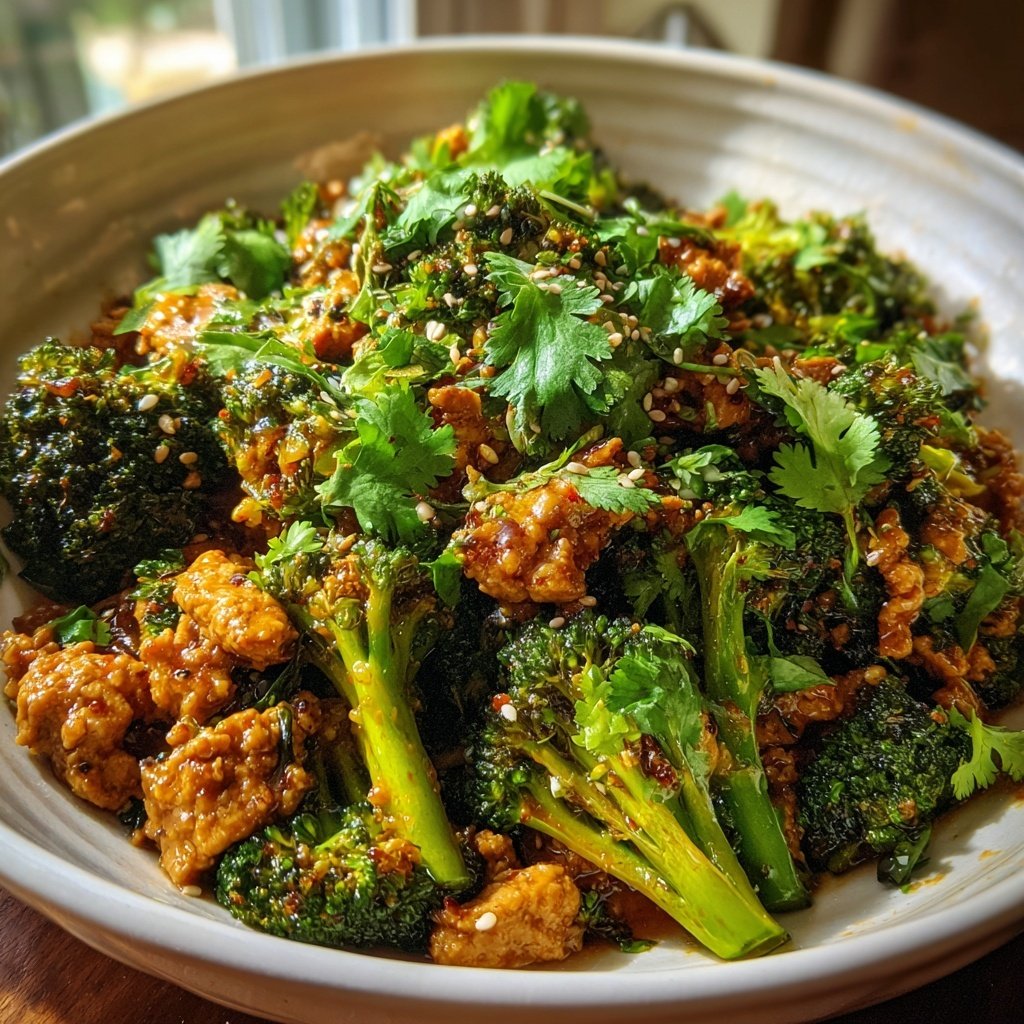 Ground Chicken And Broccoli Stir Fry