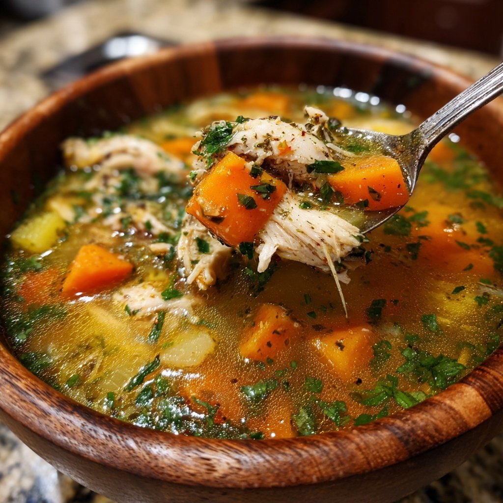 Spring Chicken Vegetable Soup