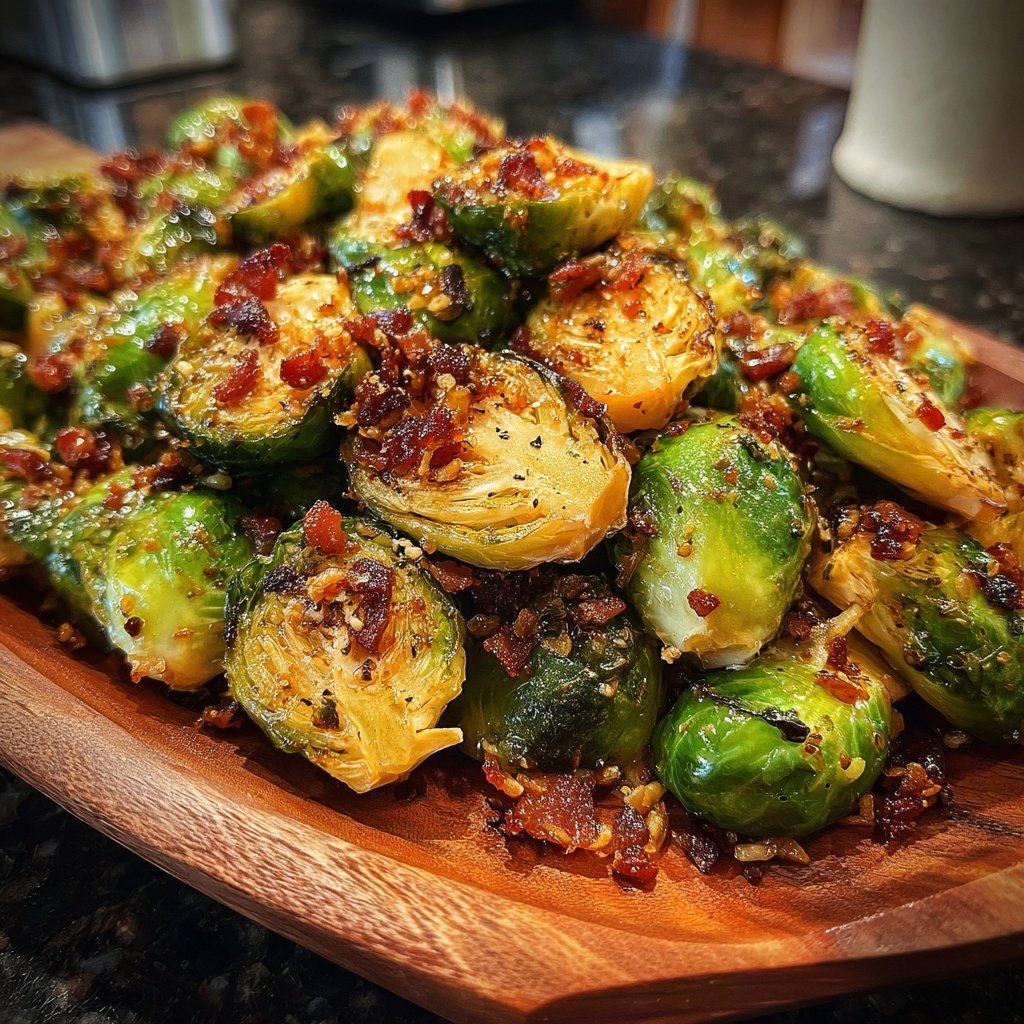 Roasted Brussels Sprouts With Bacon