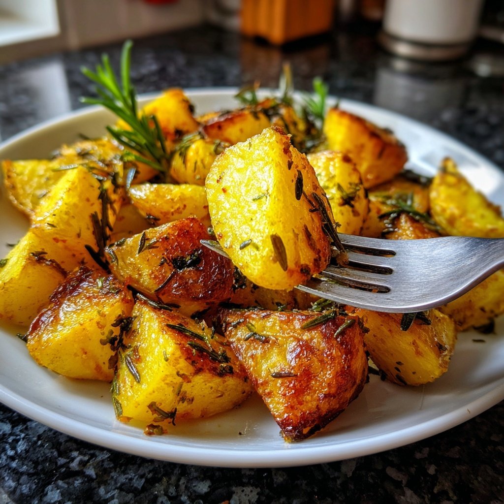 Garlic Herb Roasted Potatoes