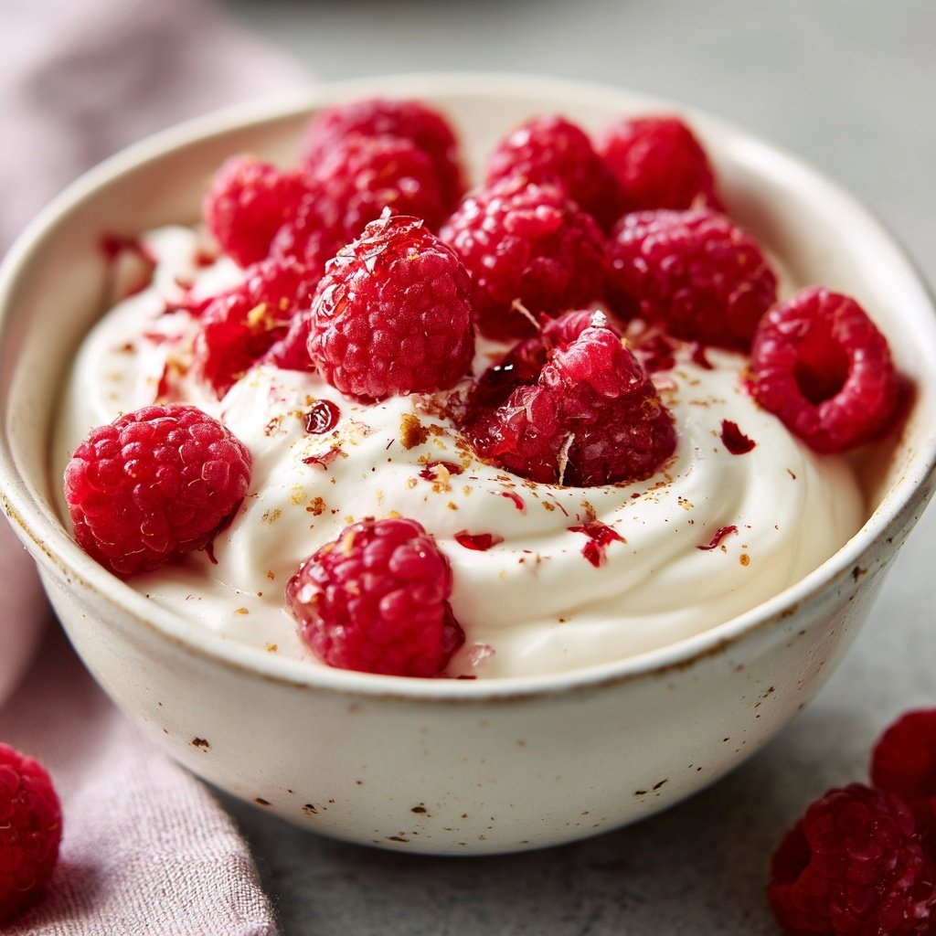 Valentine Breakfast Raspberry Yogurt Bowls