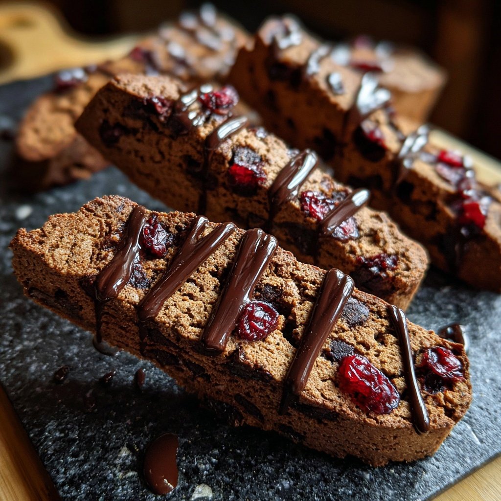 Chocolate Cranberry Biscotti